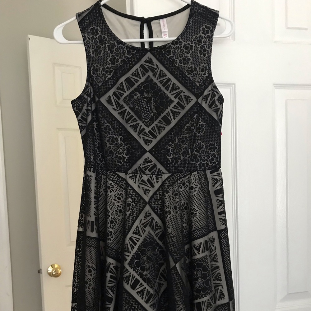 Black and Cream Dress